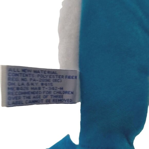 BJ Toy Company Blue White Shark Plush 17.5 Inch - Picture 5 of 5